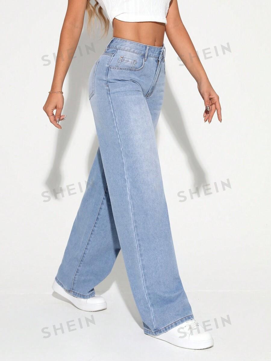 NIEBIESKIE SPODNIE JEANS