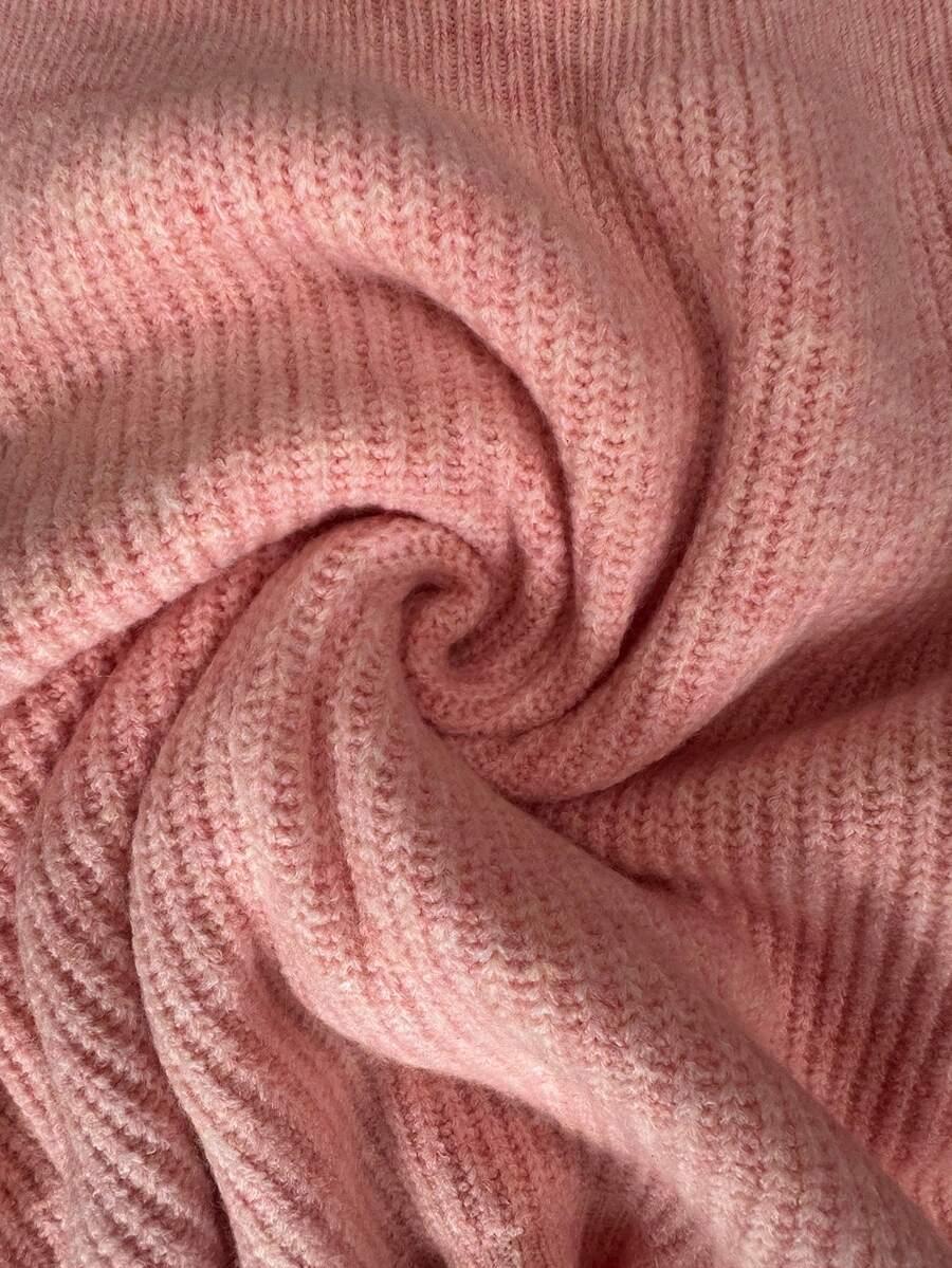 różowy sweter długi rękaw
