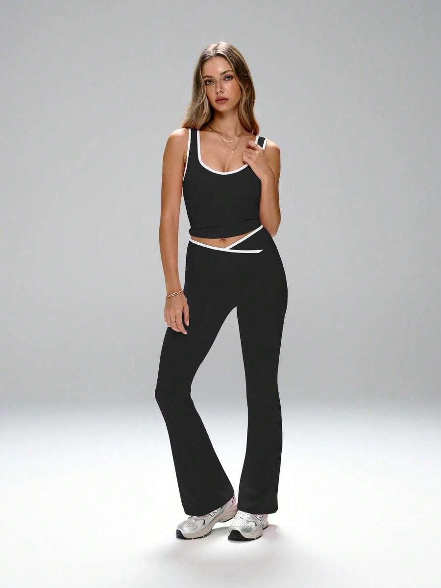 top legginsy komplet sportowy