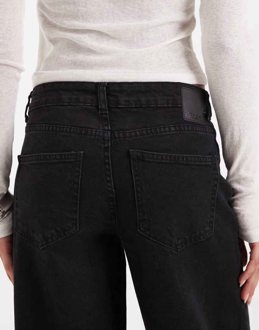 CZARNE SPODNIE JEANS