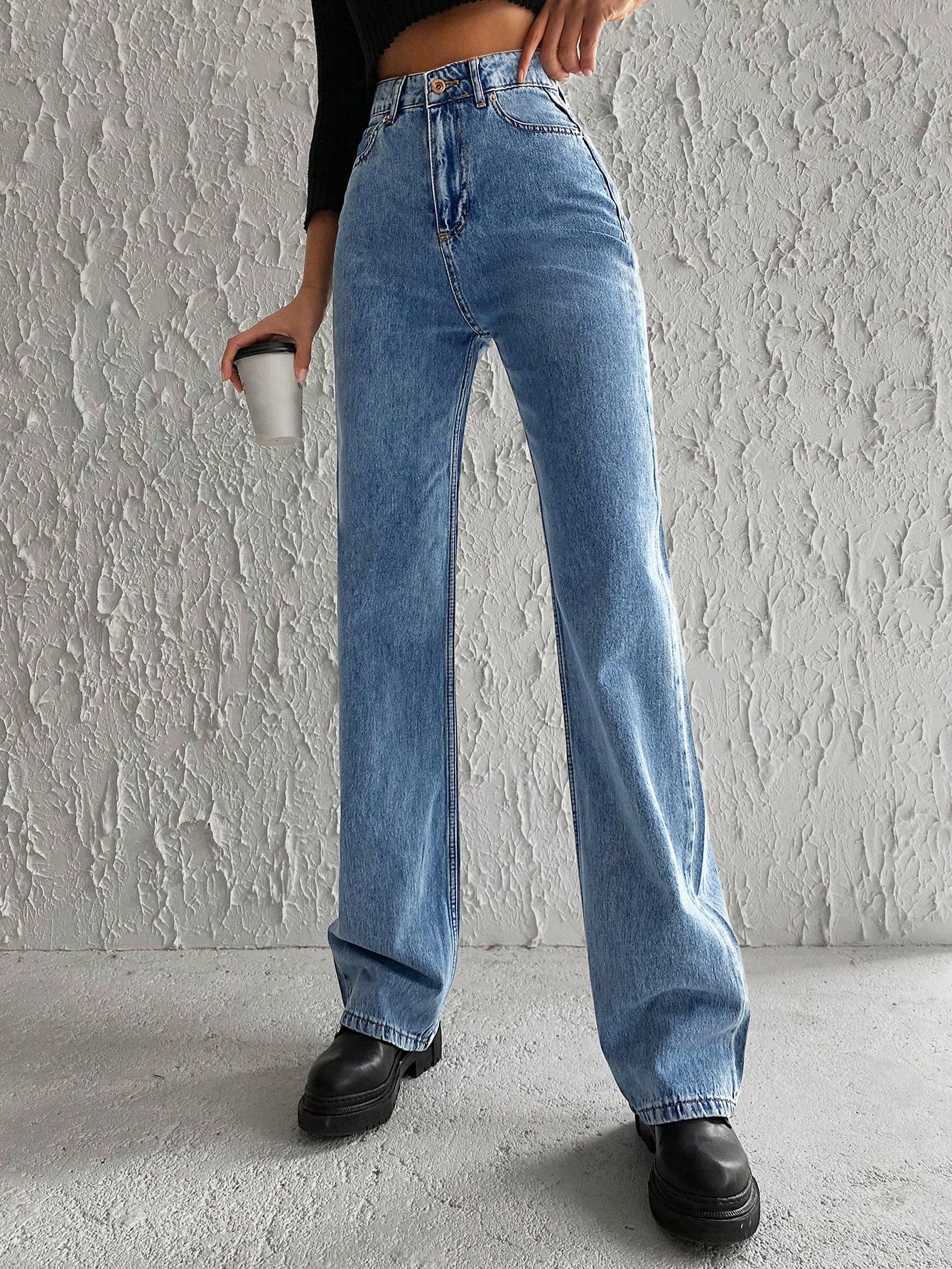 spodnie jeans PROSTA NOGAWKa