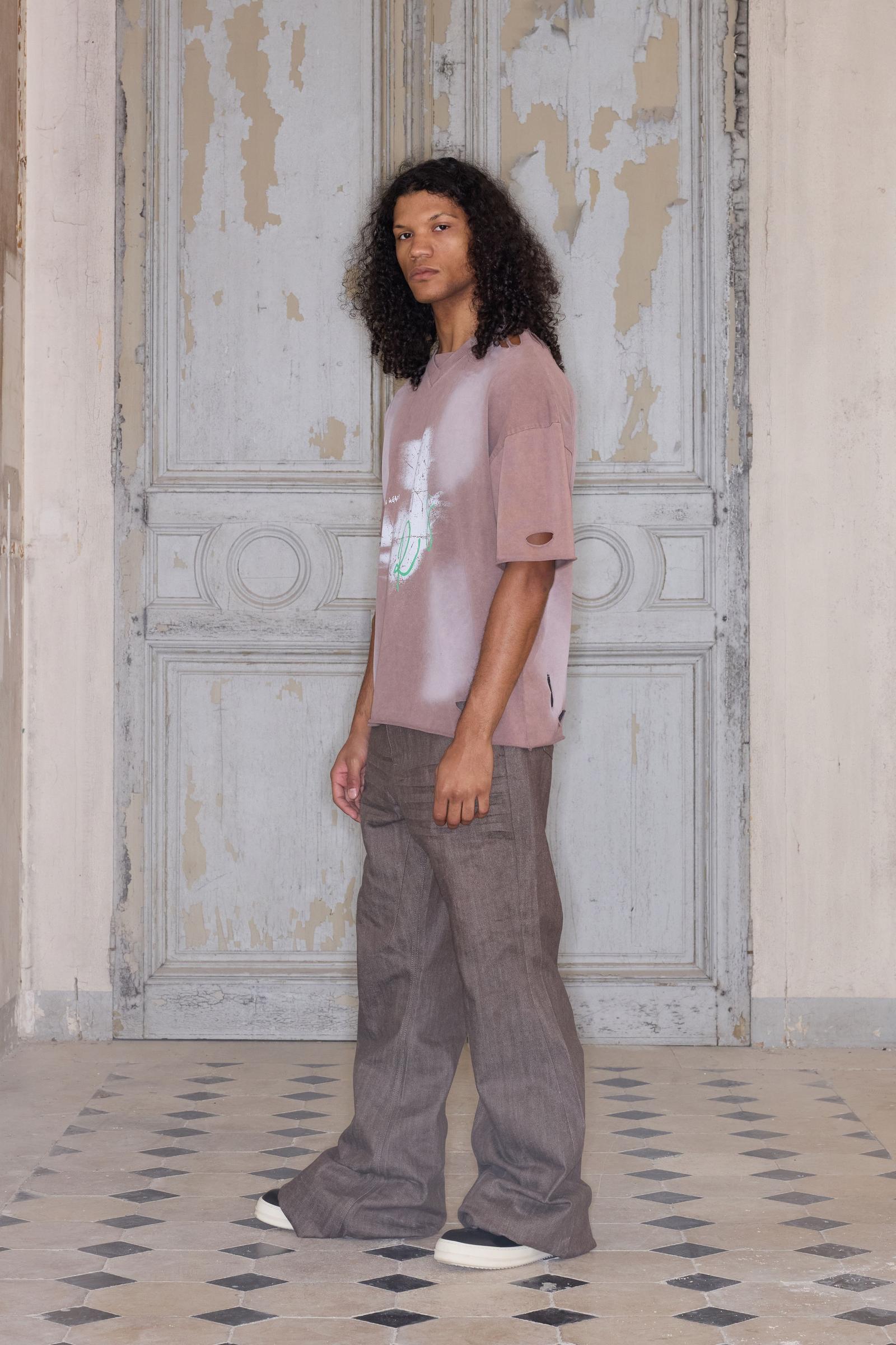 t-shirt oversize print 