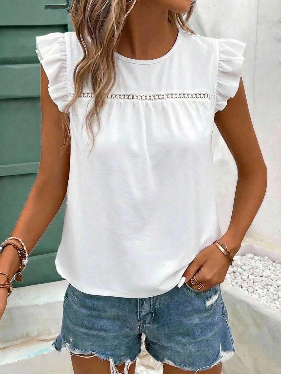biały t-shirt krótki rękaw