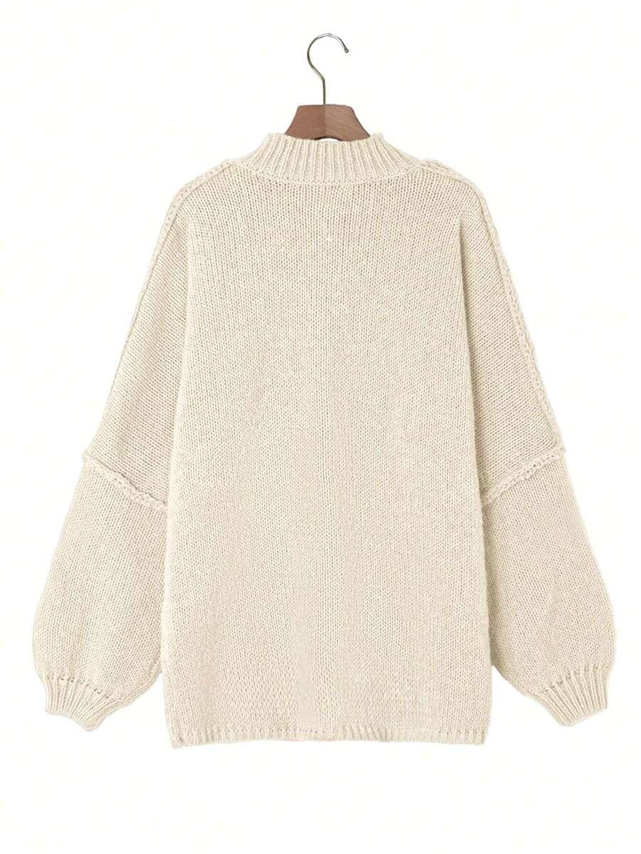 SWETER DAMSKI ZE STÓJKĄ