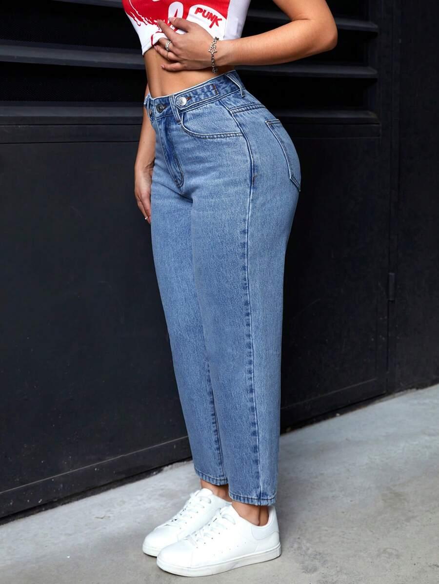 NIEBIESKIE SPODNIE JEANS