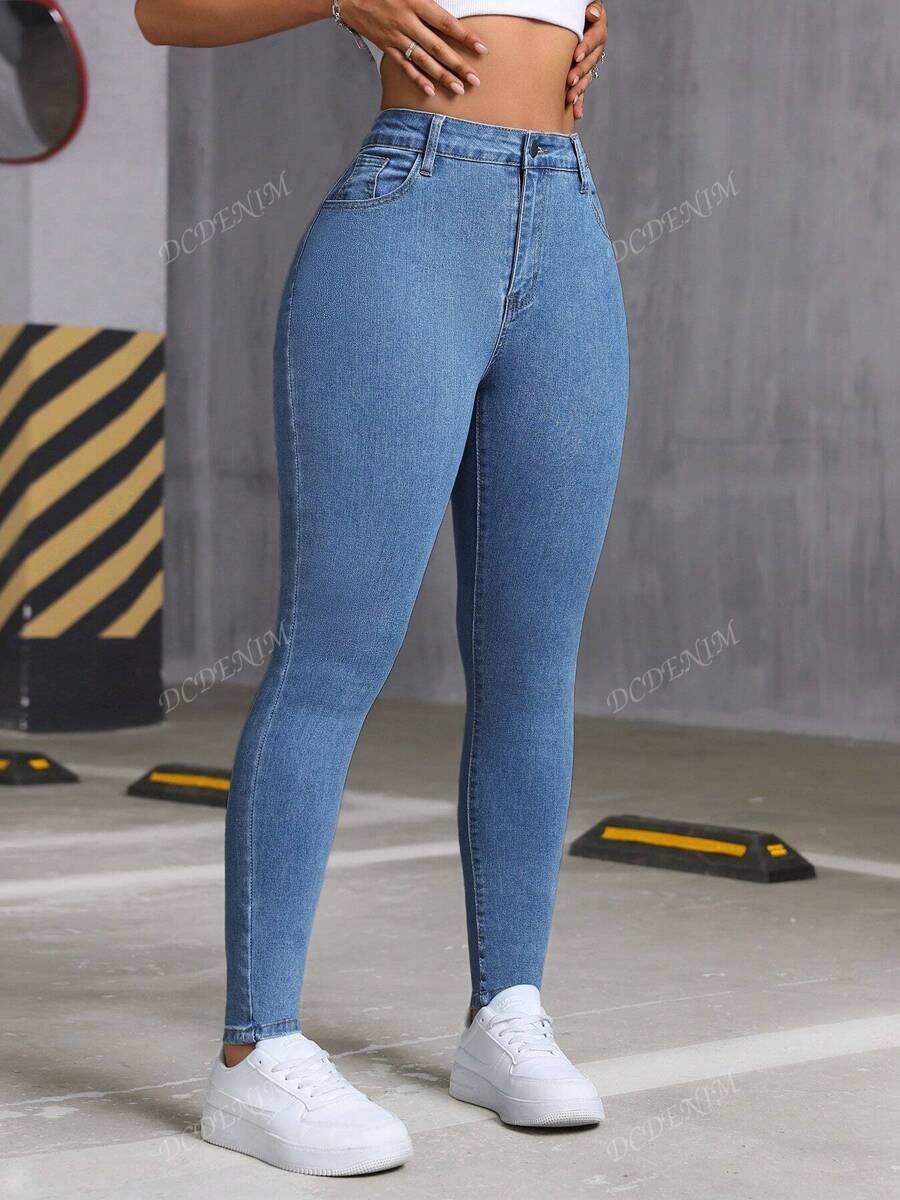 NIEBIESKIE SPODNIE JEANS