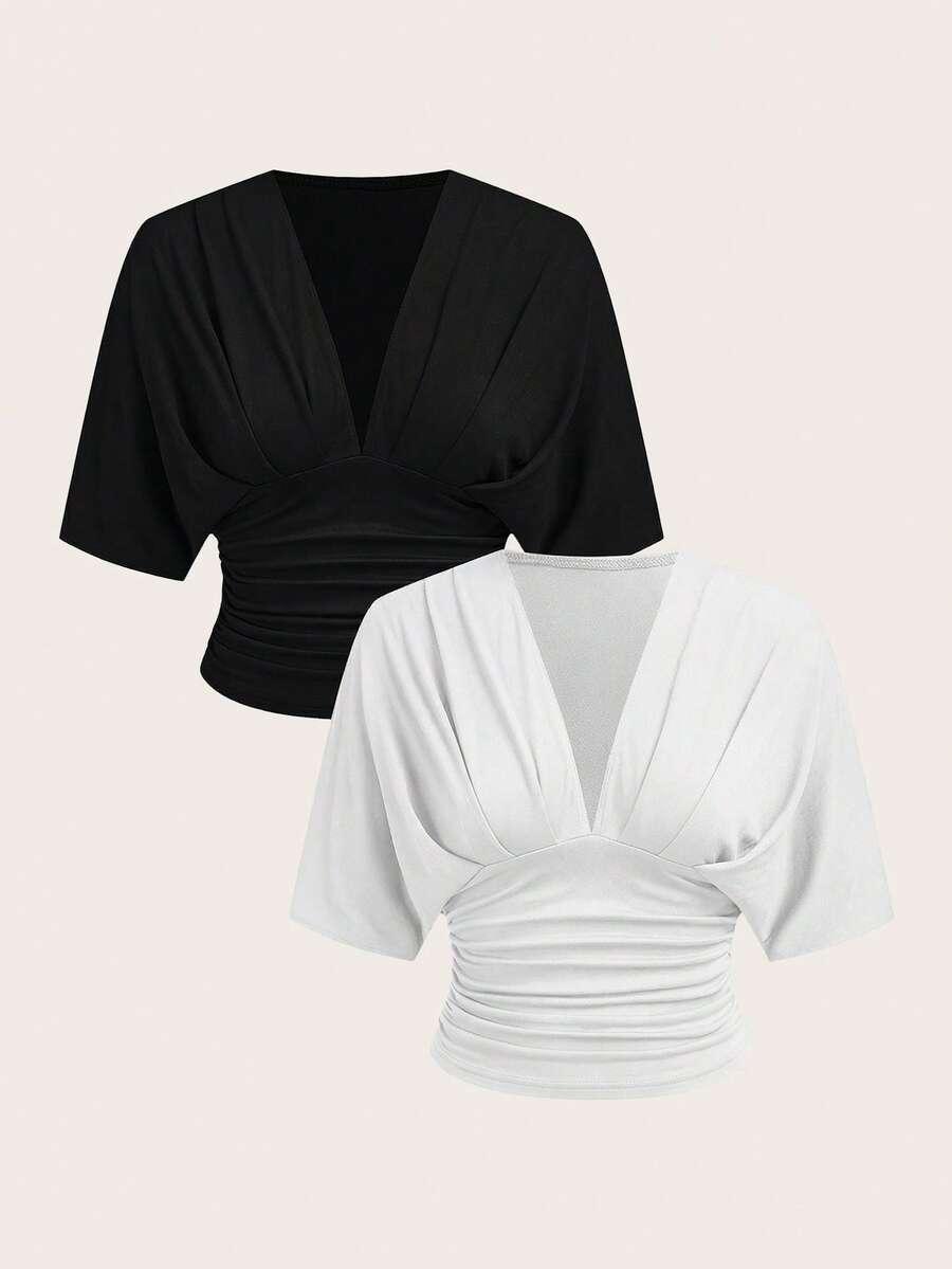 top krótki rękaw 2-pack