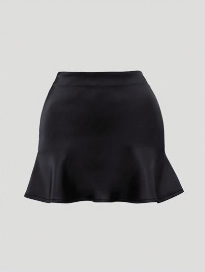 czarna mini spódnica