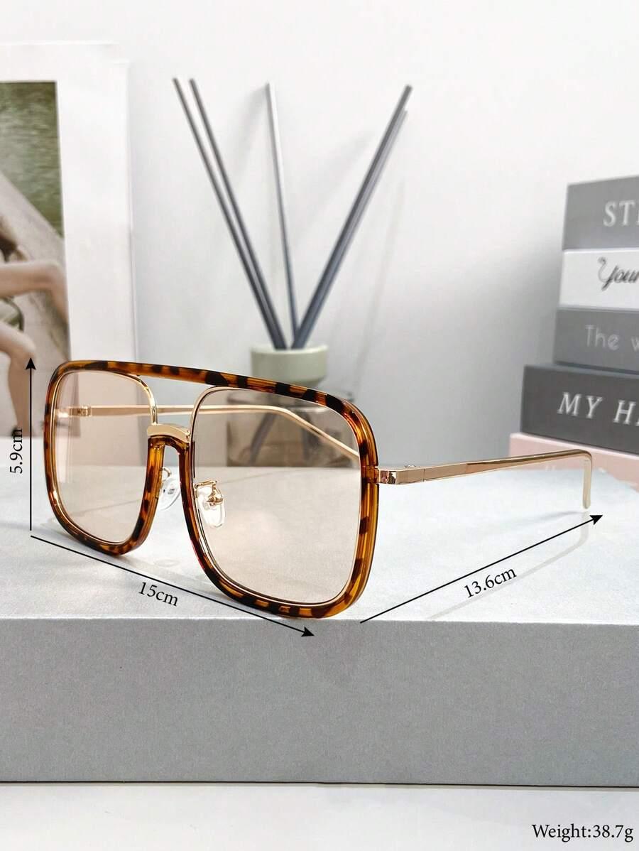 okulary zerówki animal print