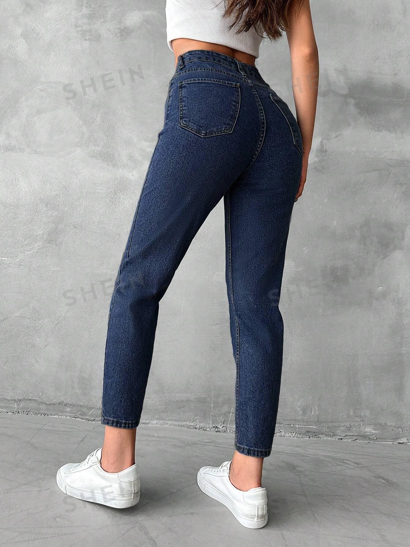 NIEBIESKIE SPODNIE JEANS 