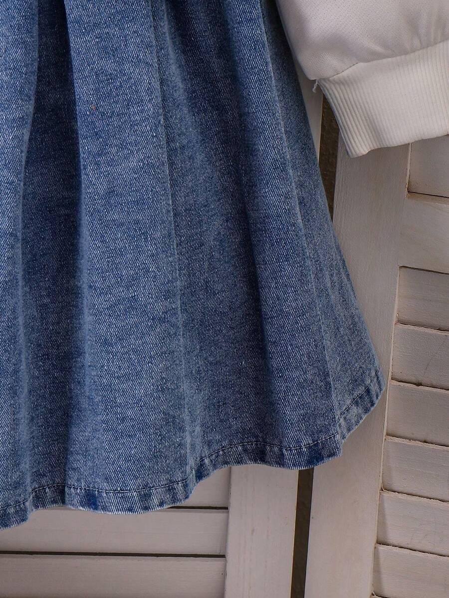 NIEBIESKA SPÓDNICA JEANS