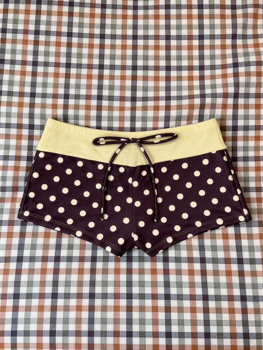 GÓRA OD BIKINI TANKINI WZÓR GROSZKI