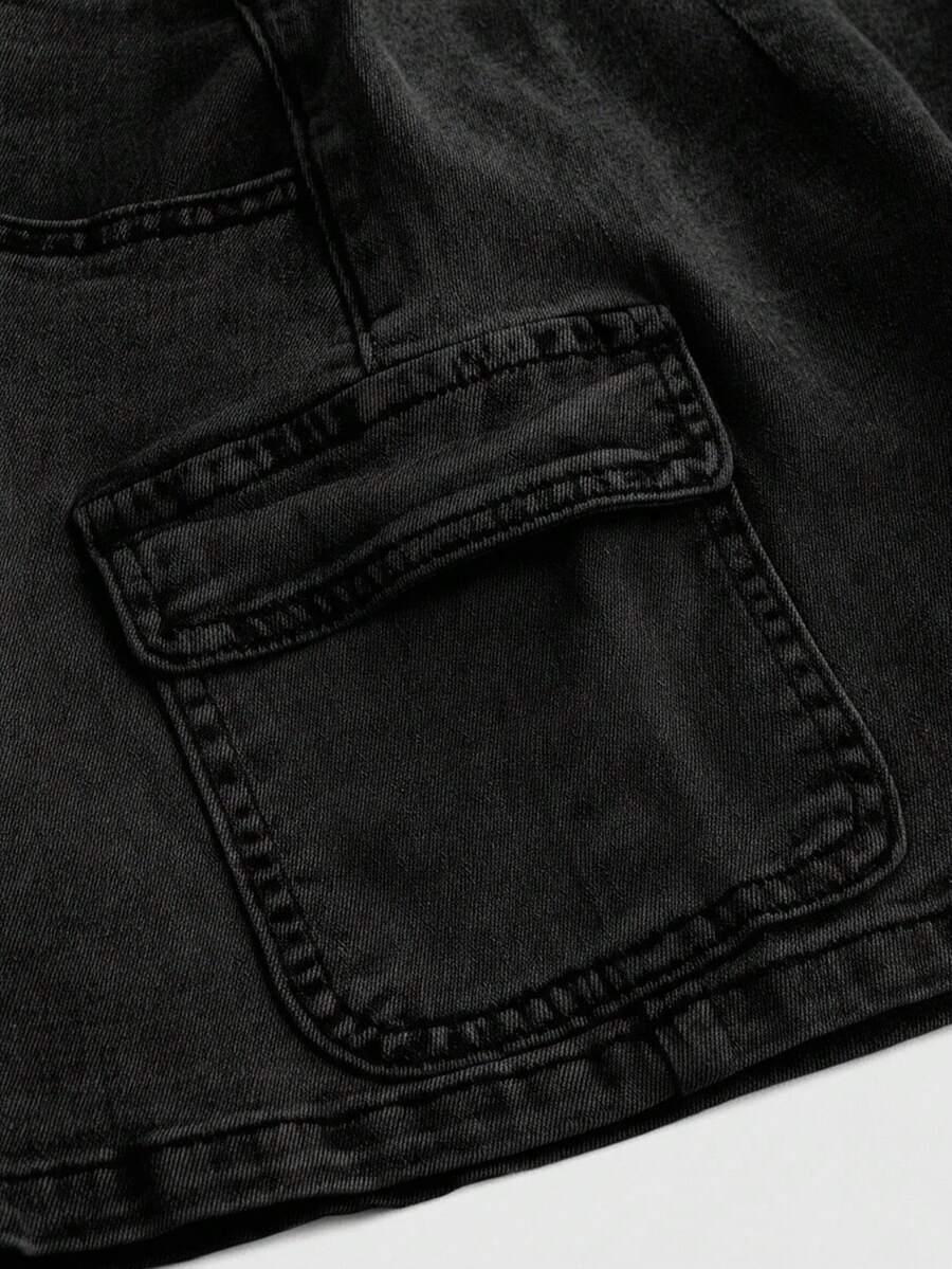 czarna spódnica jeans 