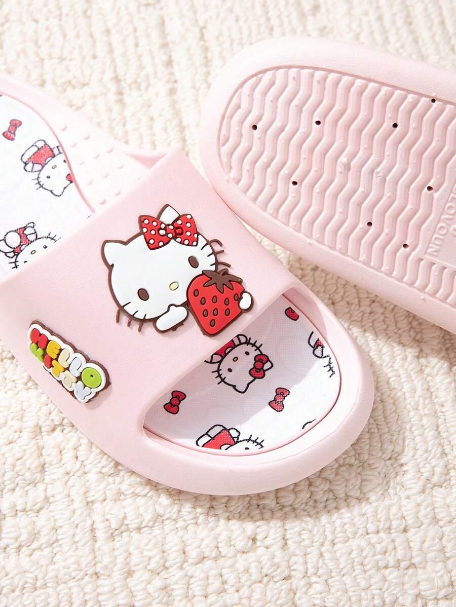 RÓŻOWE KLAPKI HELLO KITTY