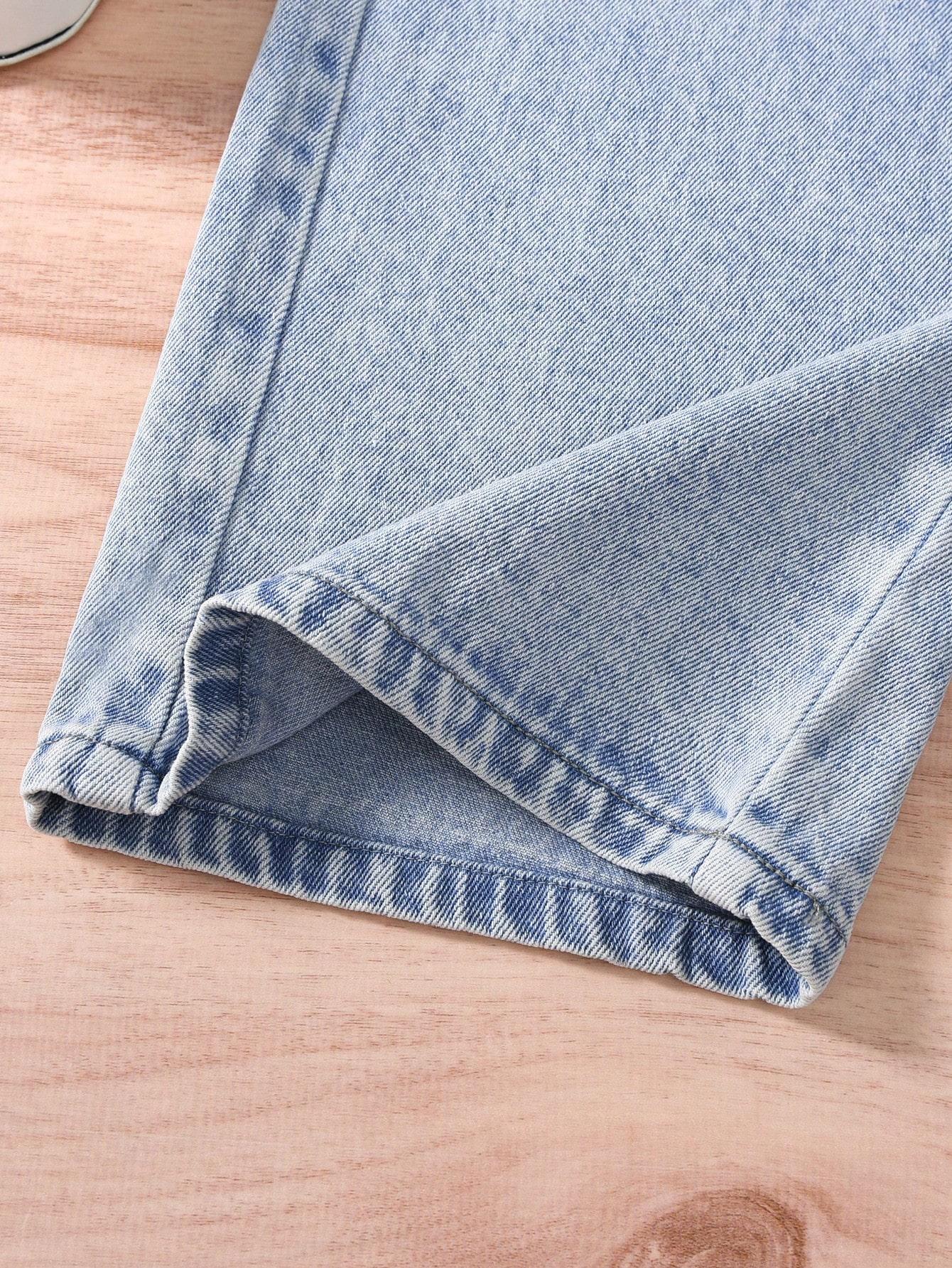 NIEBIESKIE SPODNIE JEANSY