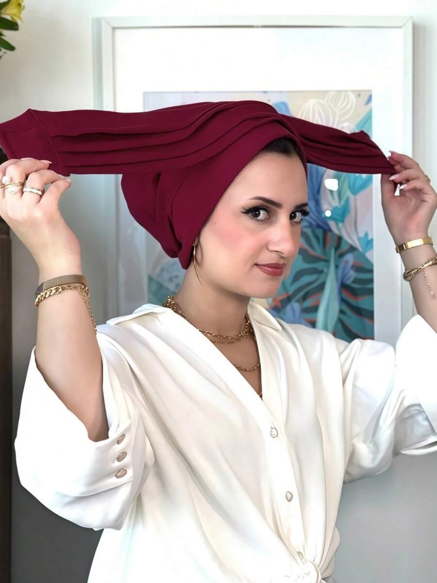 chusta turban na głowę