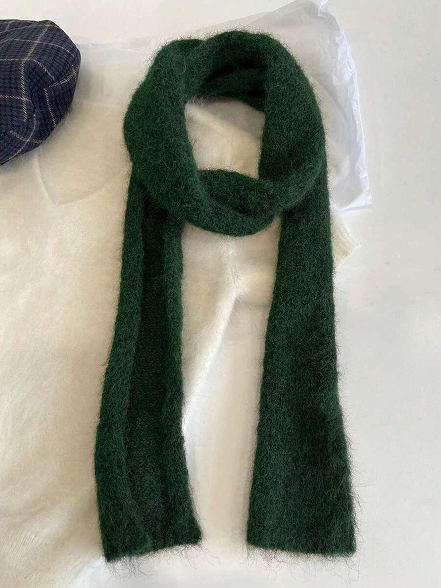 zielony szalik casual