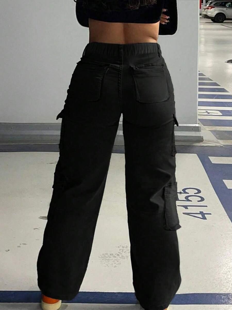 czarne spodnie jeans
