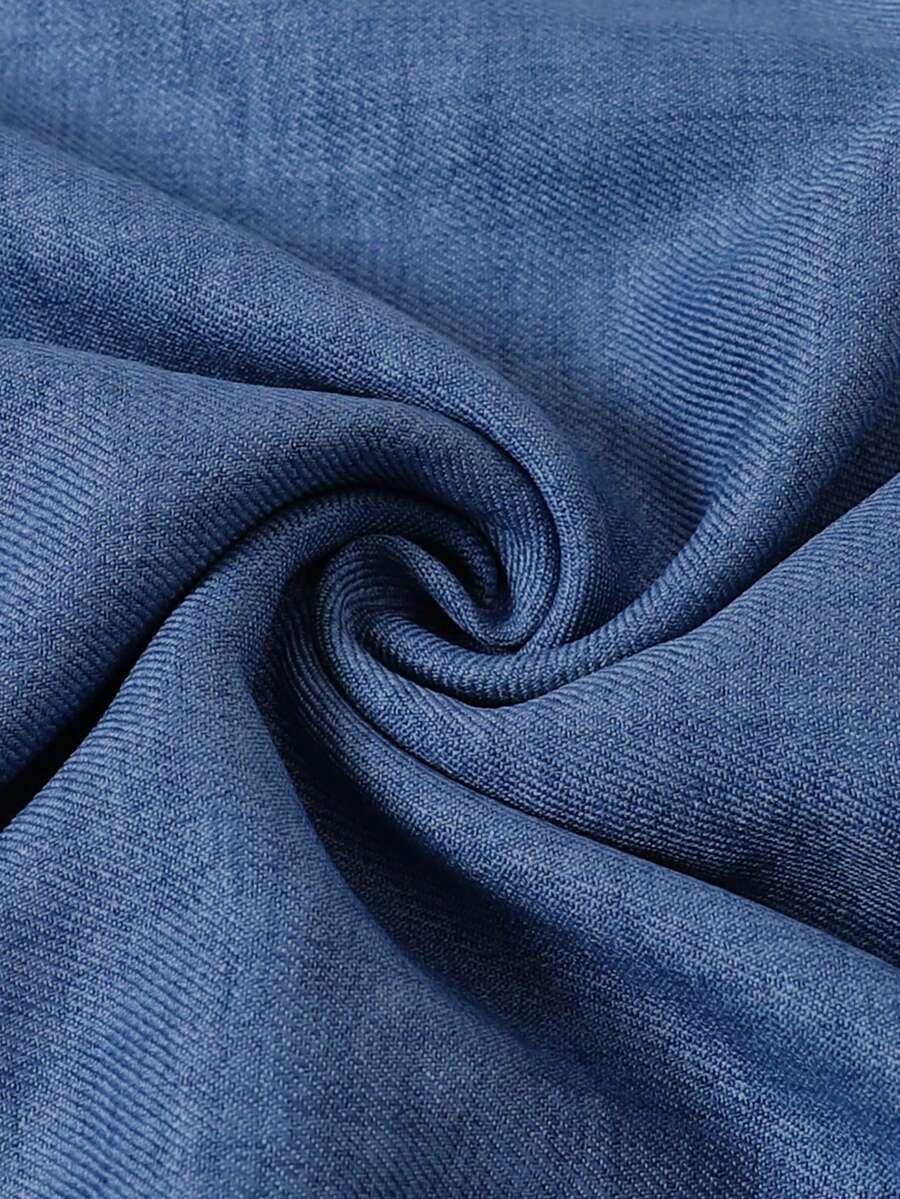 NIEBIESKA MAXI SPÓDNICA JEANS 