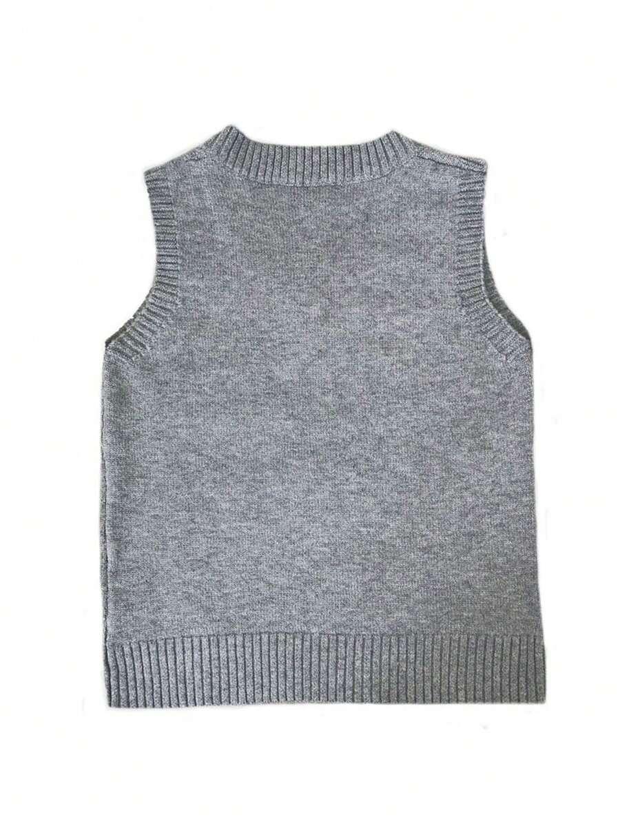 sweter bez rękawów