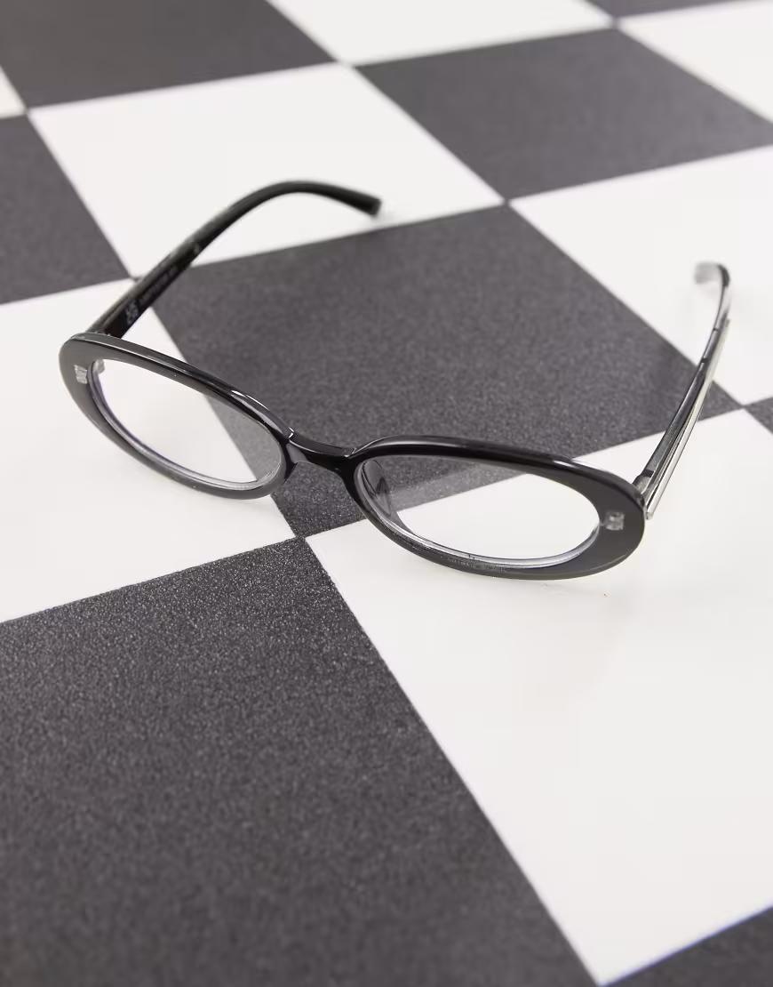 czarne okulary zerówki