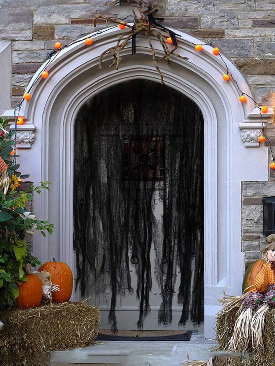 czarna dekoracja Halloween