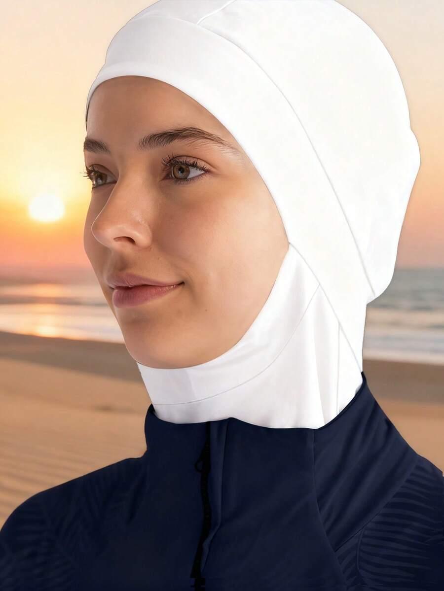 biała chusta na głowę