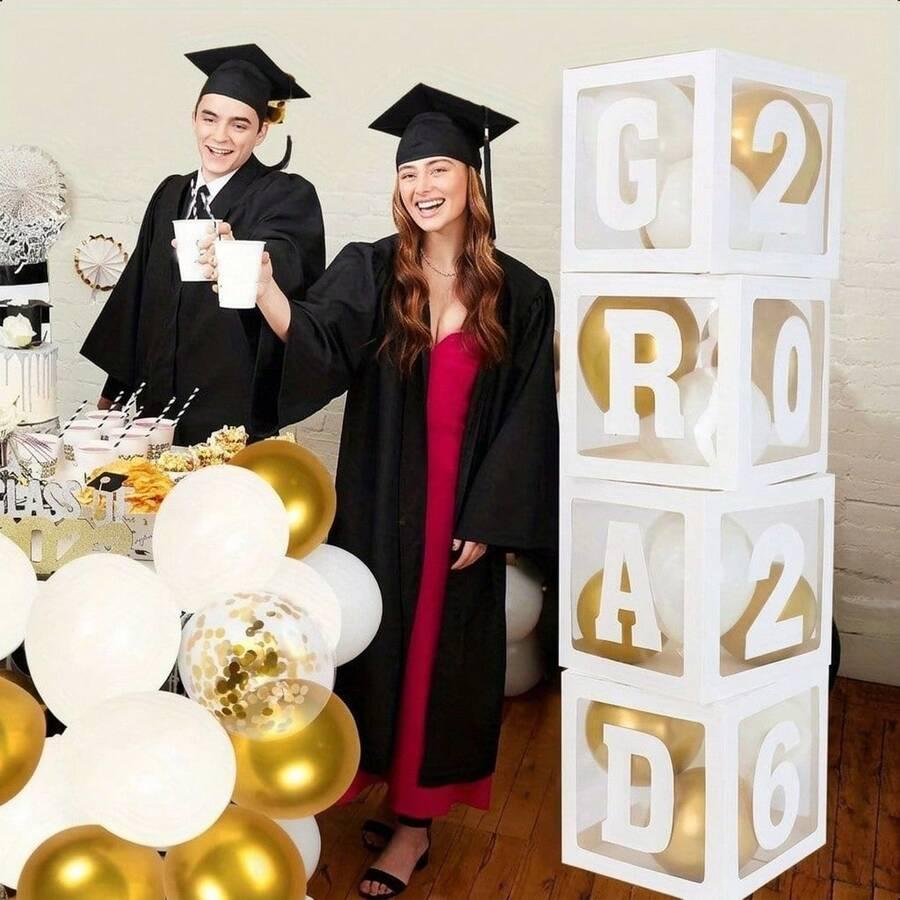 białe pudełka dekoracyjne