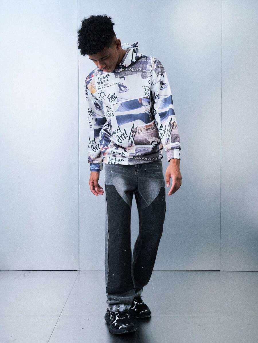 SZARE SPODNIE JEANS 