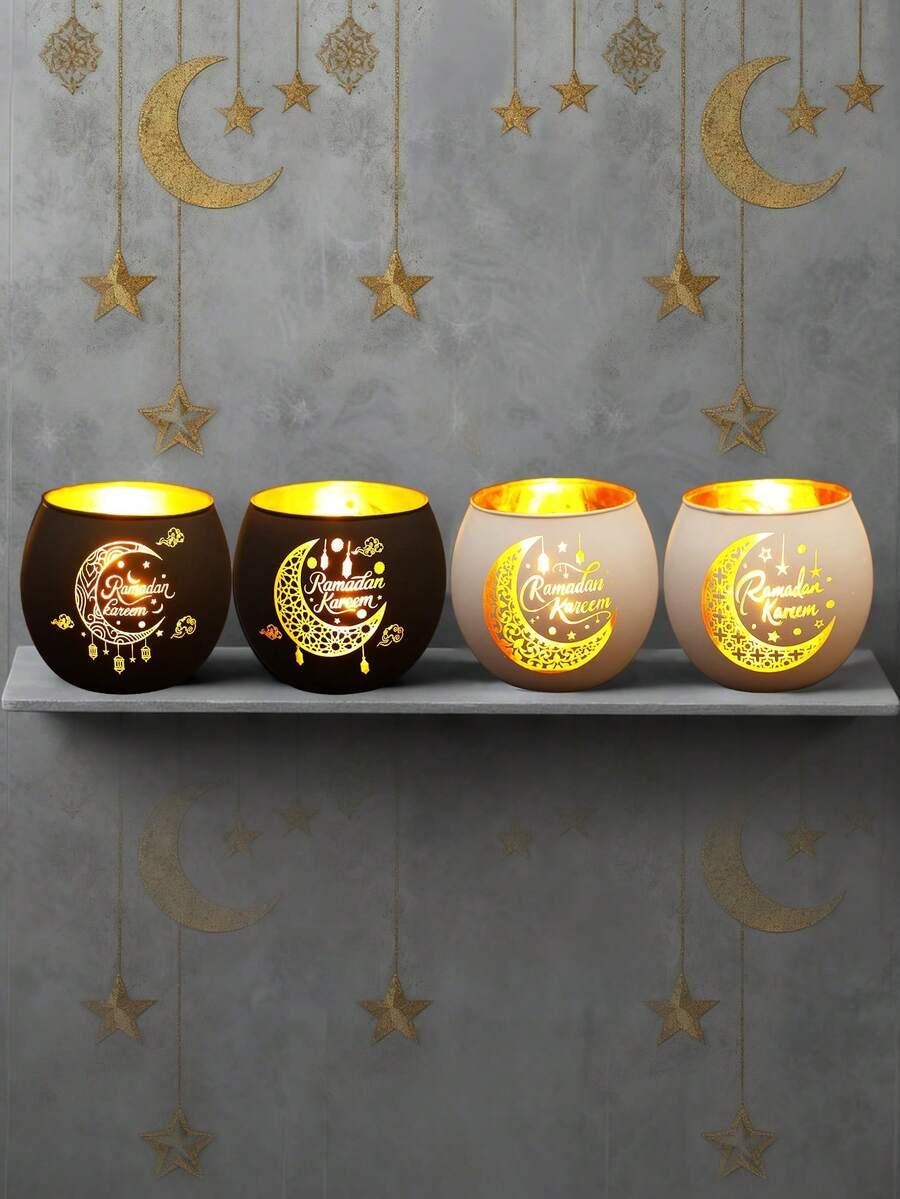 szklany świecznik Ramadan 2-pack