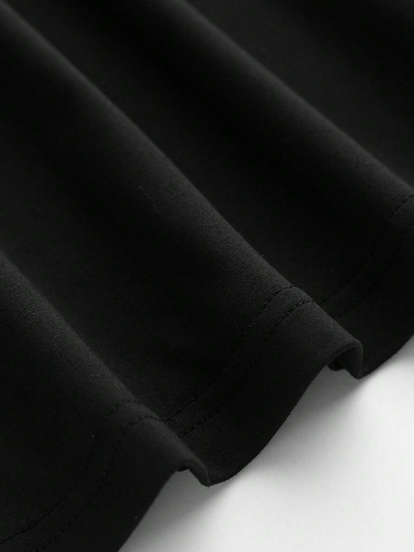 CZARNY T-SHIRT BASIC
