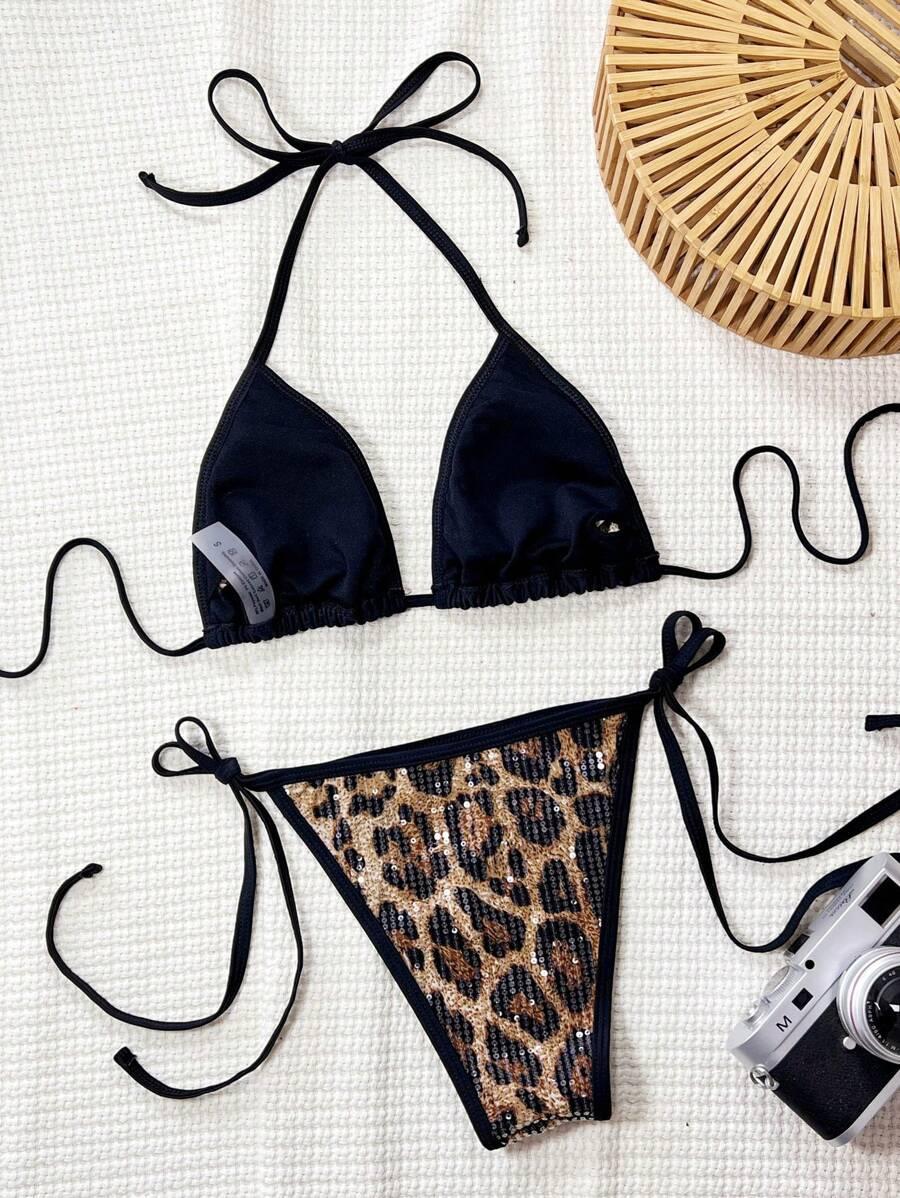 DWUCZĘŚCIOWY STRÓJ KĄPIELOWY ANIMAL PRINT 