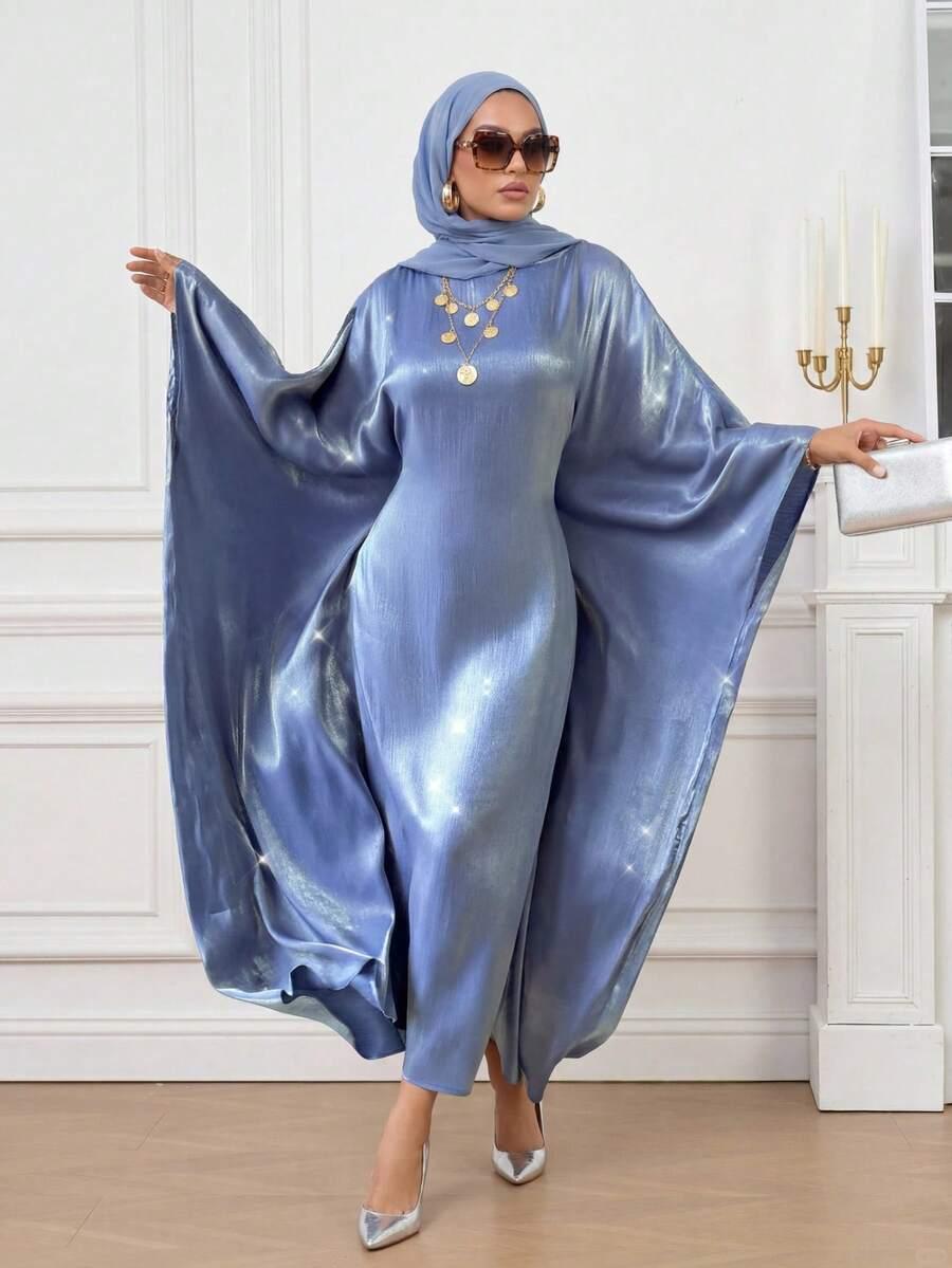 sukienka szerokie rękawy