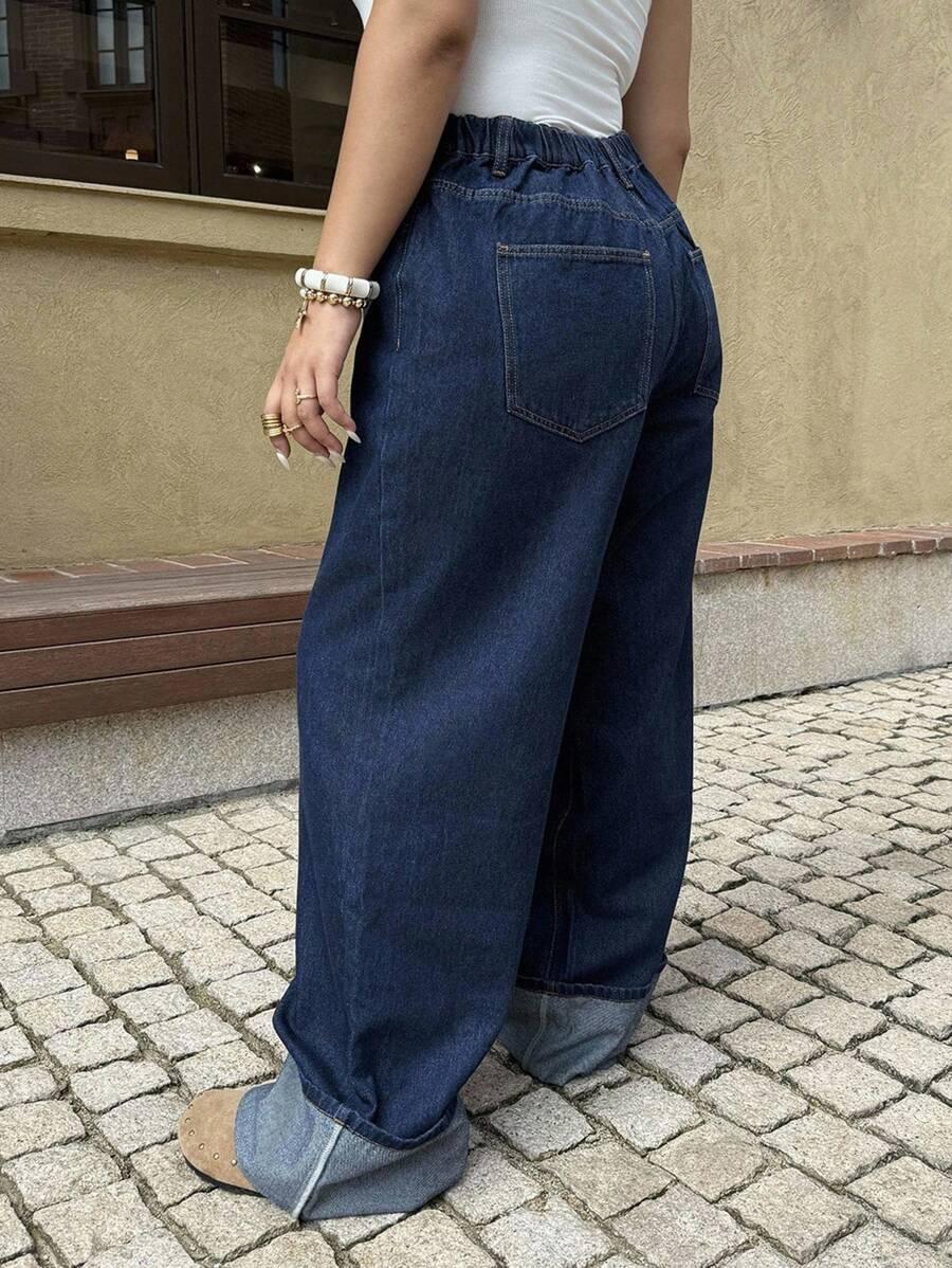 NIEBIESKIE SPODNIE JEANS