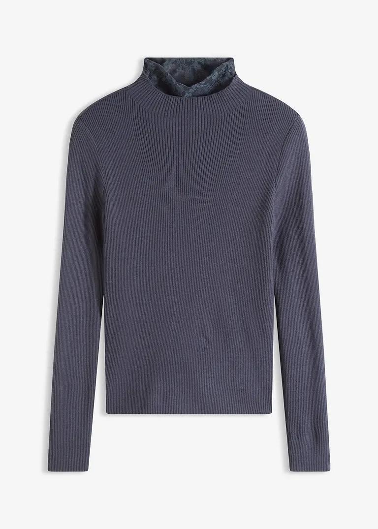 SWETER DAMSKI Z KORONKĄ 