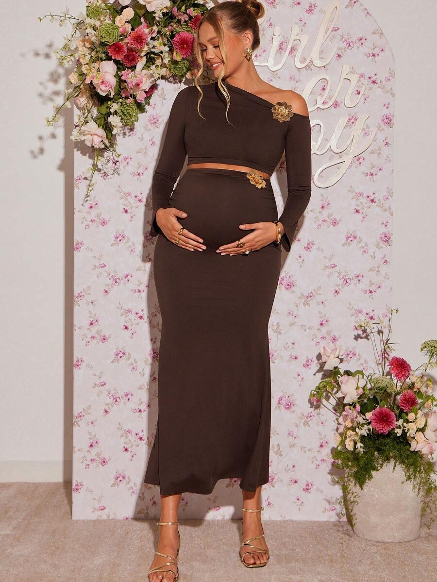 KOMPLET BLUZKA SPÓDNICA