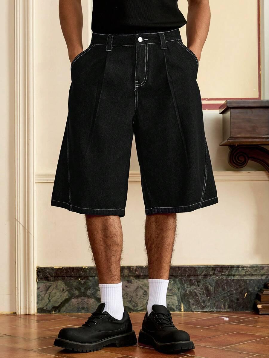 CZARNE SPODNIE JEANS