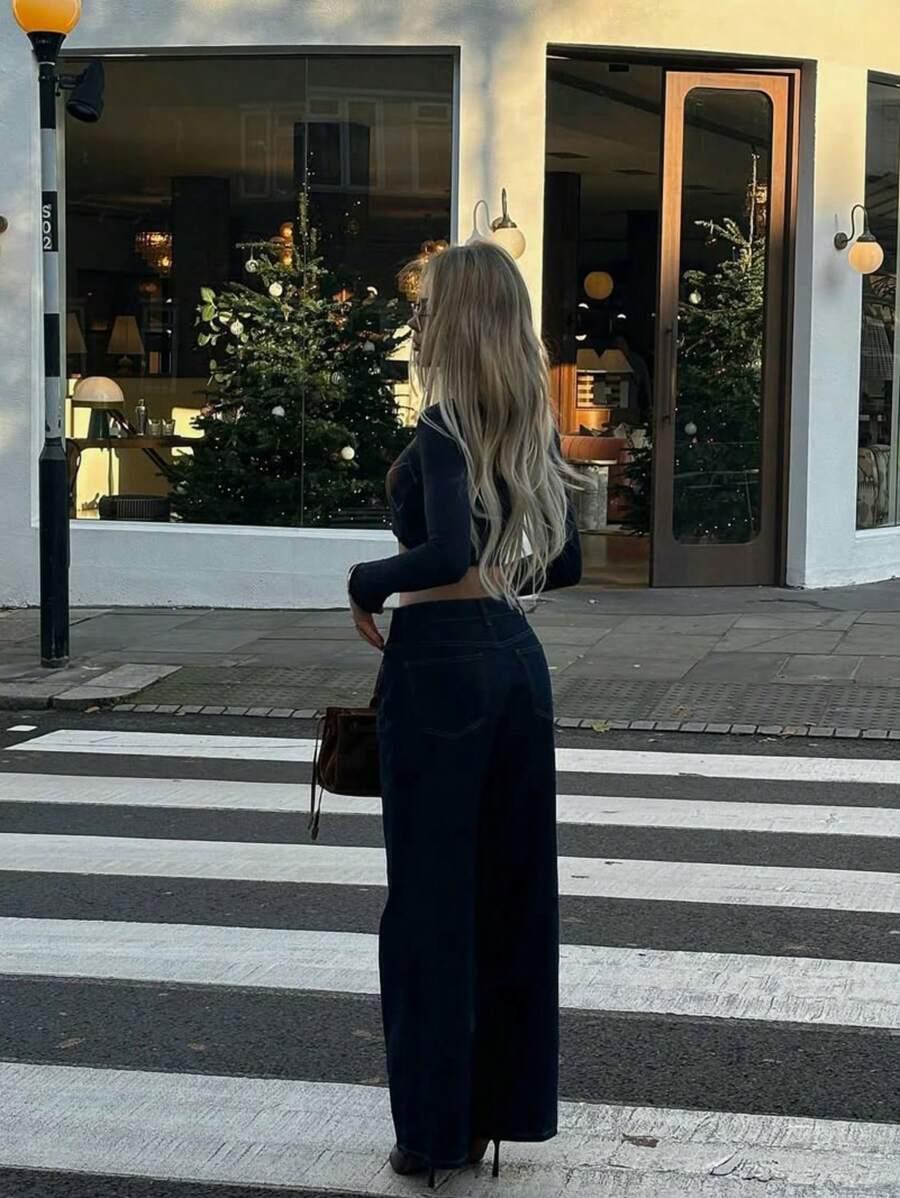 KRÓTKI SWETER KOŁNIERZYK