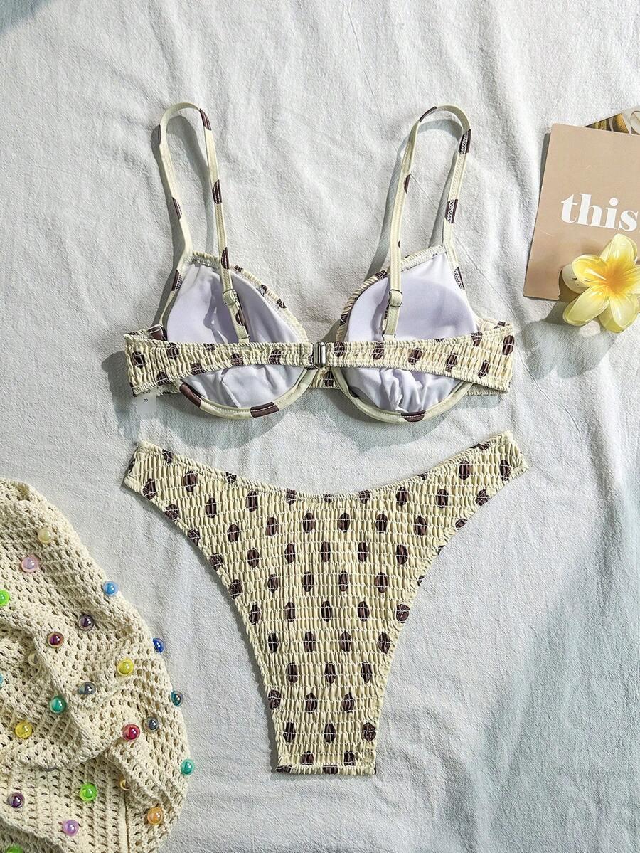 góra od bikini groszki