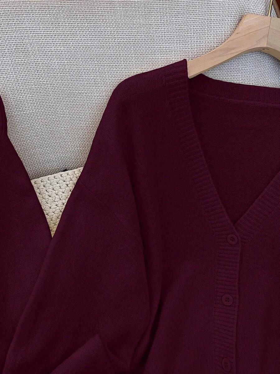 fioletowy komplet sweter spódnica z domieszką wełny