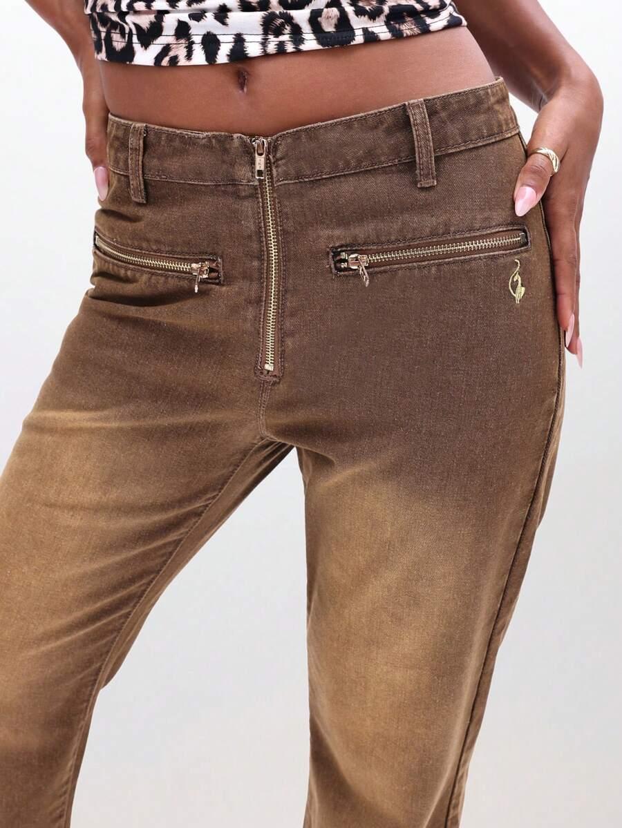 proste spodnie jeans
