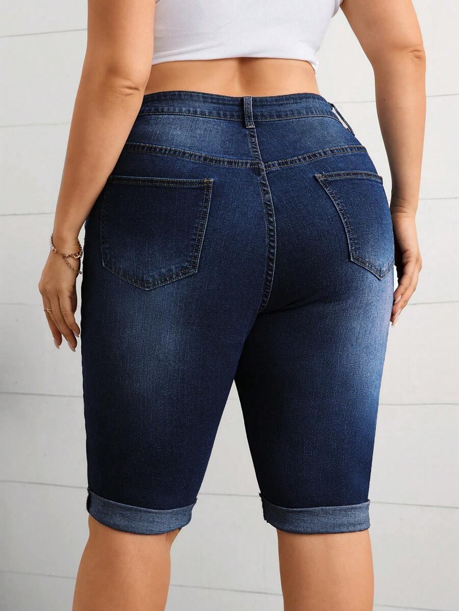 krótkie spodenki jeans