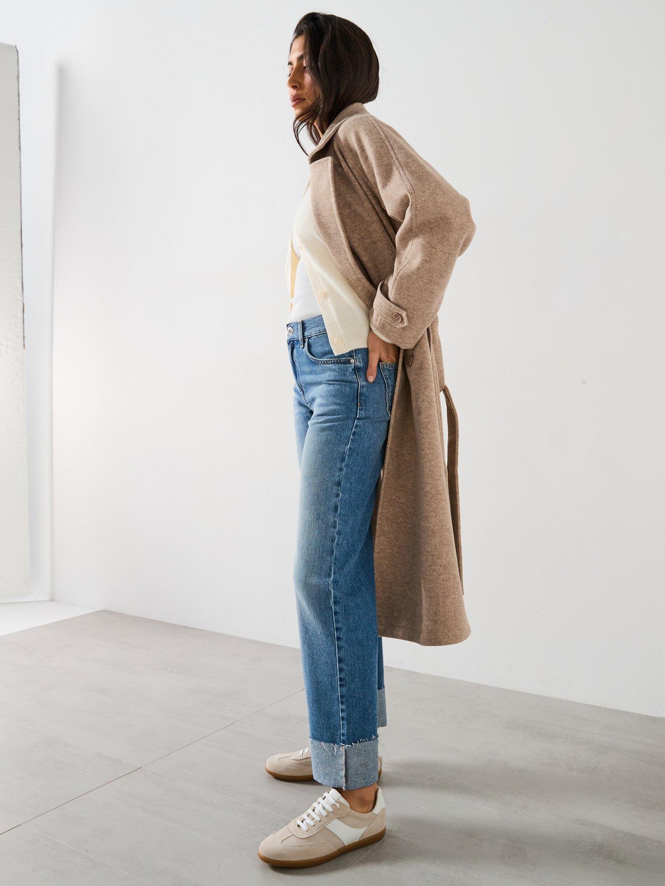 VERO MODA JEANSY Z PROSTYMI NOGAWKAMI 