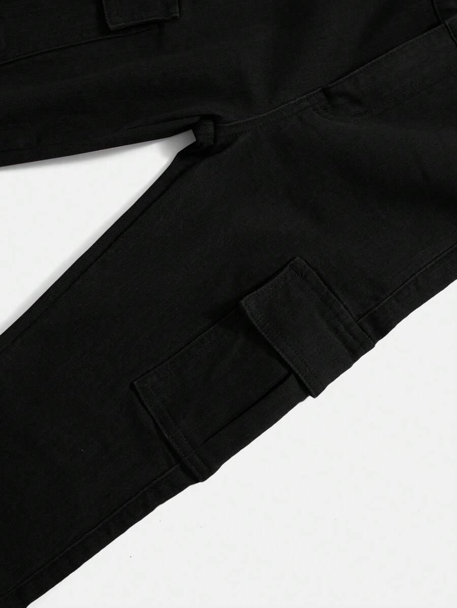 CZARNE spodnie JEANS 