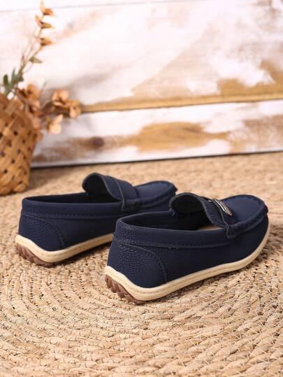 GRANATOWE MOKASYNY CASUAL 