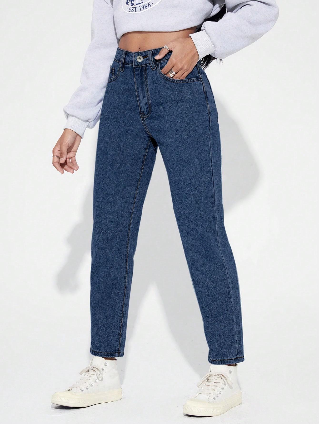 SPODNIE JEANS WYSOKI STAN 