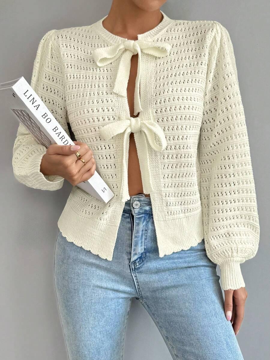 SWETER DAMSKI WIĄZANY 