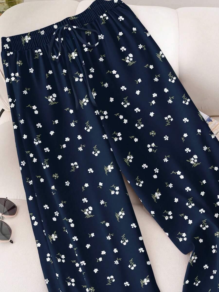 spodnie casual print