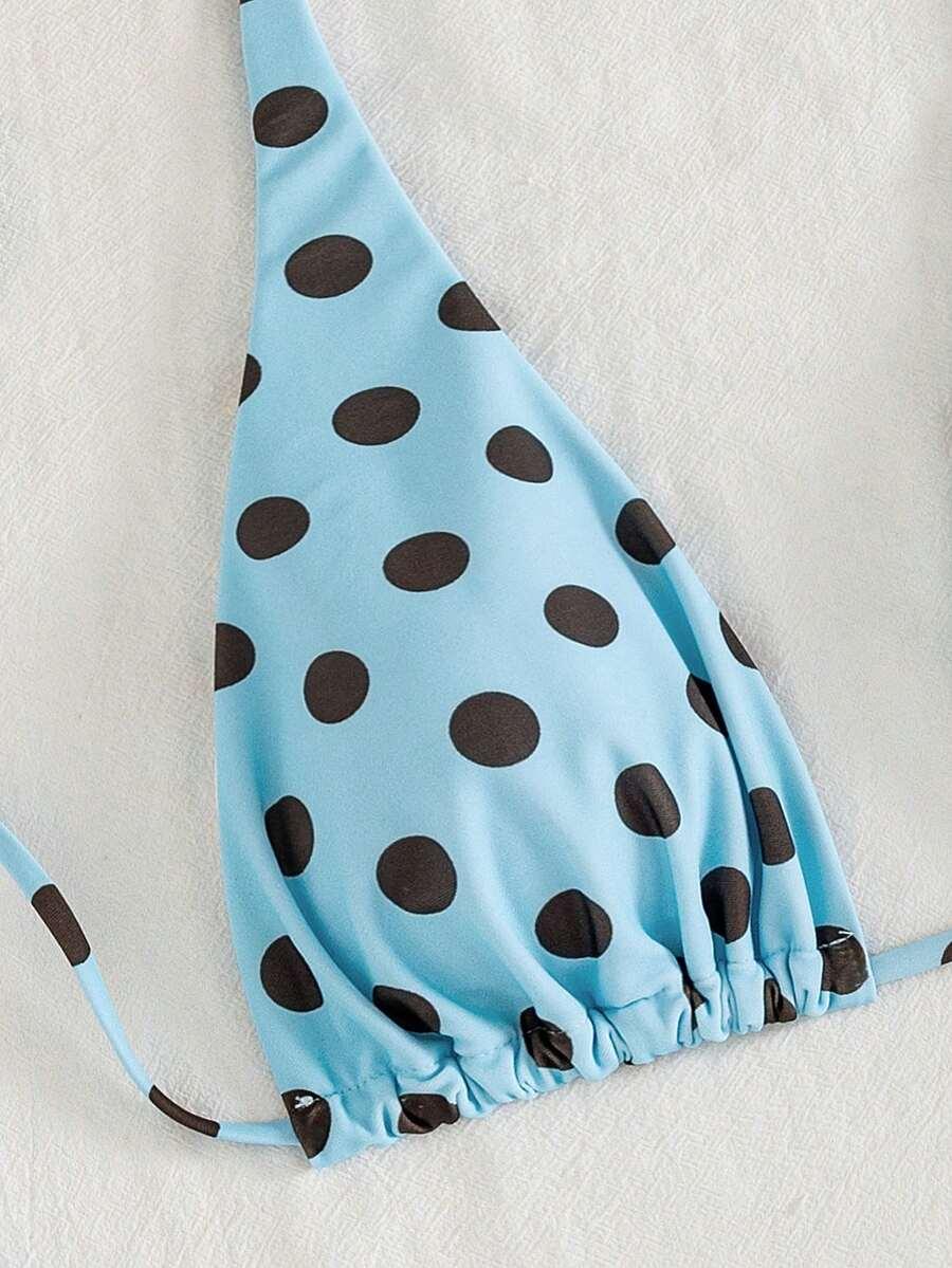 DWUCZĘŚCIOWY STRÓJ KĄPIELOWY groszki