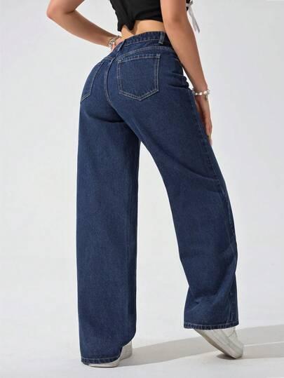 NIEBIESKIE SPODNIE JEANS